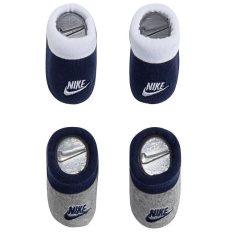 Nike Booties baba zokni, kék-fehér és szürke-kék (NN0048-U9J)