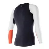 Zeropoint-Athletic-Ferfi-Kompresszios-Hosszu-Ujju-Felso-fekete-feher-narancssarga