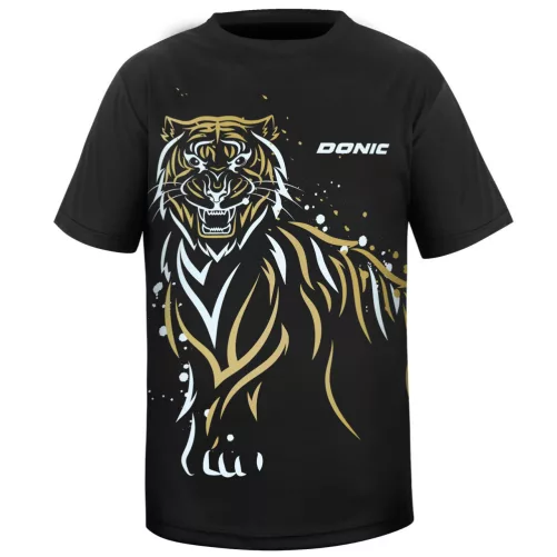 Donic-T-Shirt-Tiger-fekete-polo Donic-T-Shirt-Tiger-fekete-polo