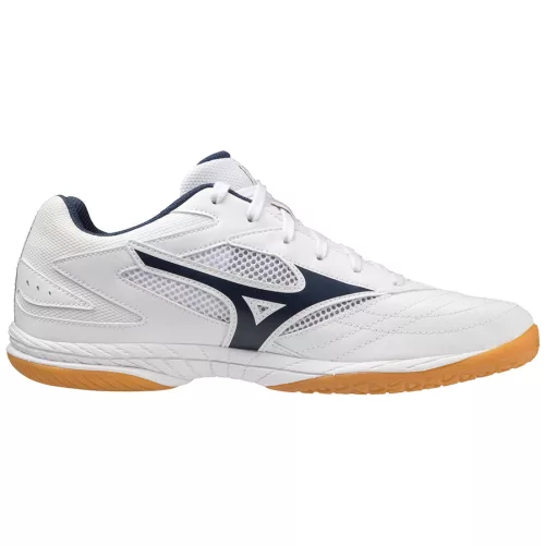 Mizuno Wave Drive 9 asztaliteniszes cipő (81GA220514) White/Blue/Gold 