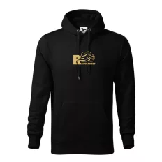   MHS Rado Basket férfi prémium kapucnis pamut pulóver, fekete