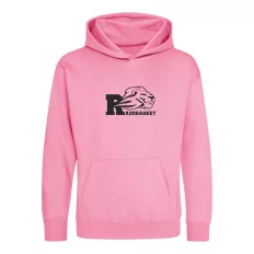 MHS Rado Basket női kapucnis pamut pulóver, rózsaszín