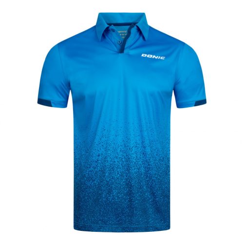 Donic Polo shirt SPLASH póló, kék, 3XL