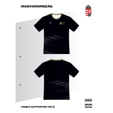 MHS Rado Basket unisex szurkolói póló, fekete