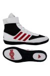 Adidas Combat Speed V birkózó cipő (fekete-fehér-piros) (HP6866) 38