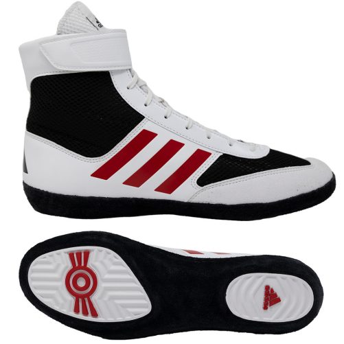 Adidas Combat Speed V birkózó cipő (fekete-fehér-piros) (HP6866) 38