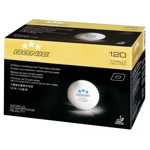 Donic P40+ *** cell-free versenylabda 120 db-os