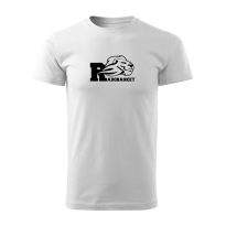 MHS Rado Basket férfi pamut póló, fehér