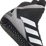 Adidas Mat Wizard 5 birkózó cipő (FZ5381), szürke-fekete