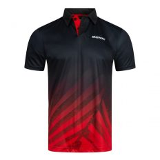 Donic-Polo-shirt-FLOW-Fekete-Piros